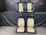 09-16 Vw Cc Power Heated Front & Back Seats Tan Black Leather. Fixed Price $600.00.