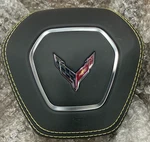 2020-2026 Chevrolet Corvette C8 Driver Wheel Air Bag Black W/yellow Stitch Oem 1. Fixed Price $499.99.