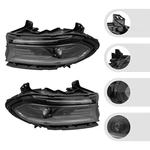 For 2022-2023 Dodge Charger Halogen Headlights Led Drl Headlamps Left+right Pair. Fixed Price $324.32.