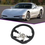 For 97-04 Chevrolet Corvette C5 Full Leather Steering Wheel Flat Bottom D-shape. Fixed Price $209.99.