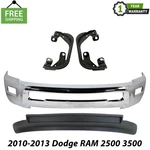 Front Bumper Chrome Steel & Valance Air Dam For 2010-2013 Dodge Ram 2500 3500. Fixed Price $520.00.