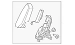 Genuine Nissan Seat Back Bolster Assembly 88610-6RA0B. Fixed Price $493.56.
