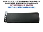 2020-2025 Ford Explorer Right Side Knee Airbag Black LB5B-S042A01-AG. Fixed Price $145.00.