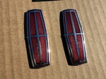 1988-1992 Lincoln Mark Vii Bill Blass Sail Panel Metal Emblems Set Of #140. Fixed Price $31.00.
