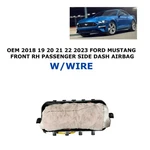 2018-2023 Ford Mustang Right Passenger Side Dash Airbag W/wire JR3B-R699D82-B. Fixed Price $100.00.