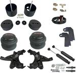 Front Air Ride Kit Bags Drop Spindles Shocks & Relocator Fits 1992-98 Silverado. Fixed Price $689.68.
