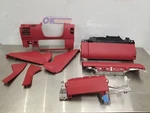 2025 Lexus IS350 Fsport Knee Bag Set With Glove Box Red. Fixed Price $1275.00.