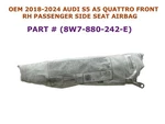 2018 19 21 22 23 2024 Audi S5 A5 Quattro Front Right Side Seat Airbag. Fixed Price $60.00.