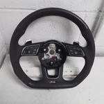 2018 Audi Oem **RS3** Steering Wheel Black Leather & Alcantara. Fixed Price $479.95.