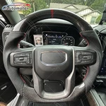 Carbon Fiber Steering Wheel For Gmc Sierra 1500 2500 3500 With Heated 19+ Manual. Fixed Price $329.00.