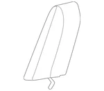Genuine Nissan Seat Back Bolster Assembly 88660-7BA0B. Fixed Price $618.36.