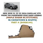 2020 21 22 23 2024 Cadillac XT5 Right Side Dash Airbag Maple Sugar 84900144. Fixed Price $120.00.