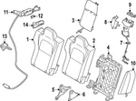Genuine Nissan Seat Back Bolster Assembly 88610-7BA0A. Fixed Price $649.80.