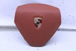 2005-2008 Porsche Boxster Cayman 987 Leather Steering Wheel Airbag Red Oem. Fixed Price $899.22.