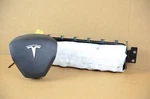 2020-2025 Tesla Model Y Driver Wheel & Left Knee Airbag Pair Black Genuine Oem. Fixed Price $375.99.