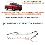 2015 16 17 2018 Chevy Silverado 1500-3500HD Regular Cab Left & Right Roof Airbag. Fixed Price $100.00.