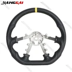 Full Leather Steering Wheel Fit Chevrolet Corvette C5 Z06 97-04 Yellow Line. Fixed Price $249.00.