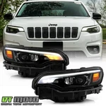 For 2019-2023 Jeep Cherokee Full Led Projector Headlights Healamps Left+right. Fixed Price $269.99.