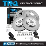 Trq Front & Rear Ceramic Brake Pads Rotor Kit Fits 2006-2018 Toyota RAV4. Fixed Price $201.95.