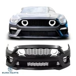 Fits 2015 2016 2017 Ford Mustang Mach Style Front Bumper Cover +led Grille. Fixed Price $549.00.