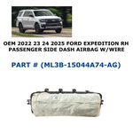 2022-2025 Ford Expedition Passenger Side Dash Airbag ML3B-15044A74-AG. Fixed Price $75.00.