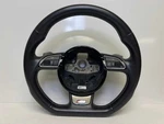 2013-2016 Audi S4 Flat Bottom Steering Wheel W/ Paddle Shifters 8K0419091CH (jp). Fixed Price $250.00.
